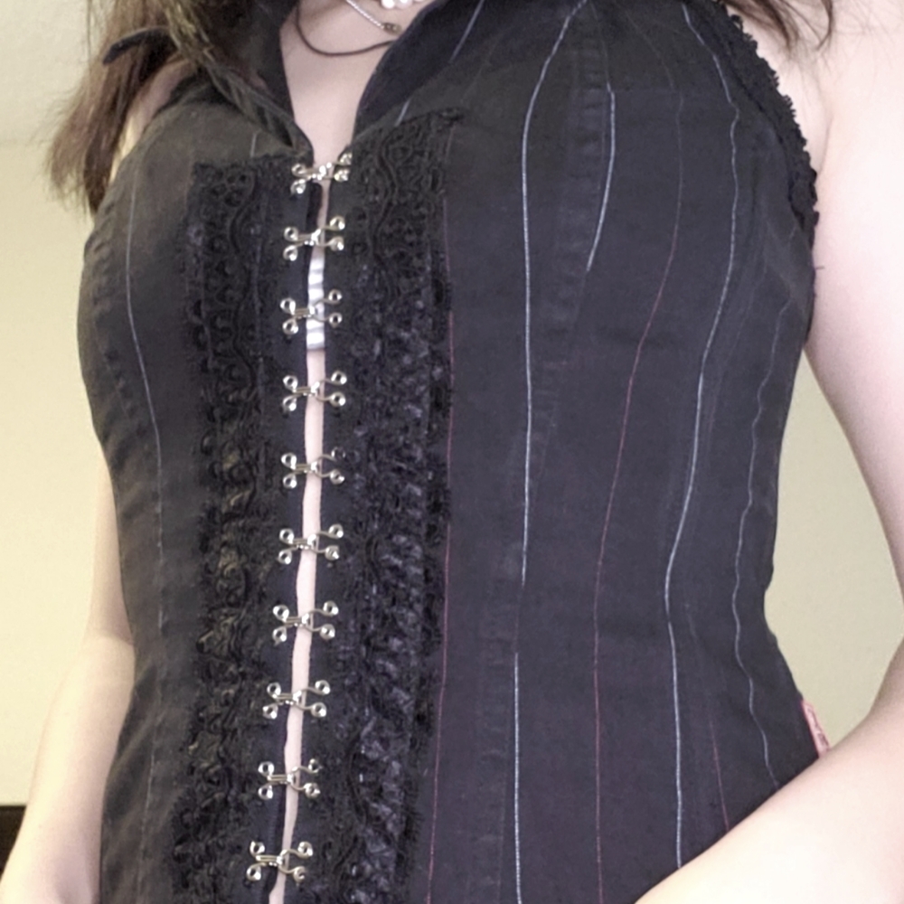 Black ,, white ,, and red Tripp nyc Bustier (RARE